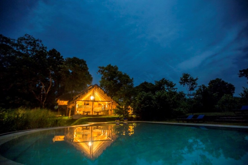 Night view Gal Oya Lodge