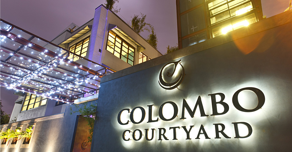 Entrance Way Colombo Courtyard