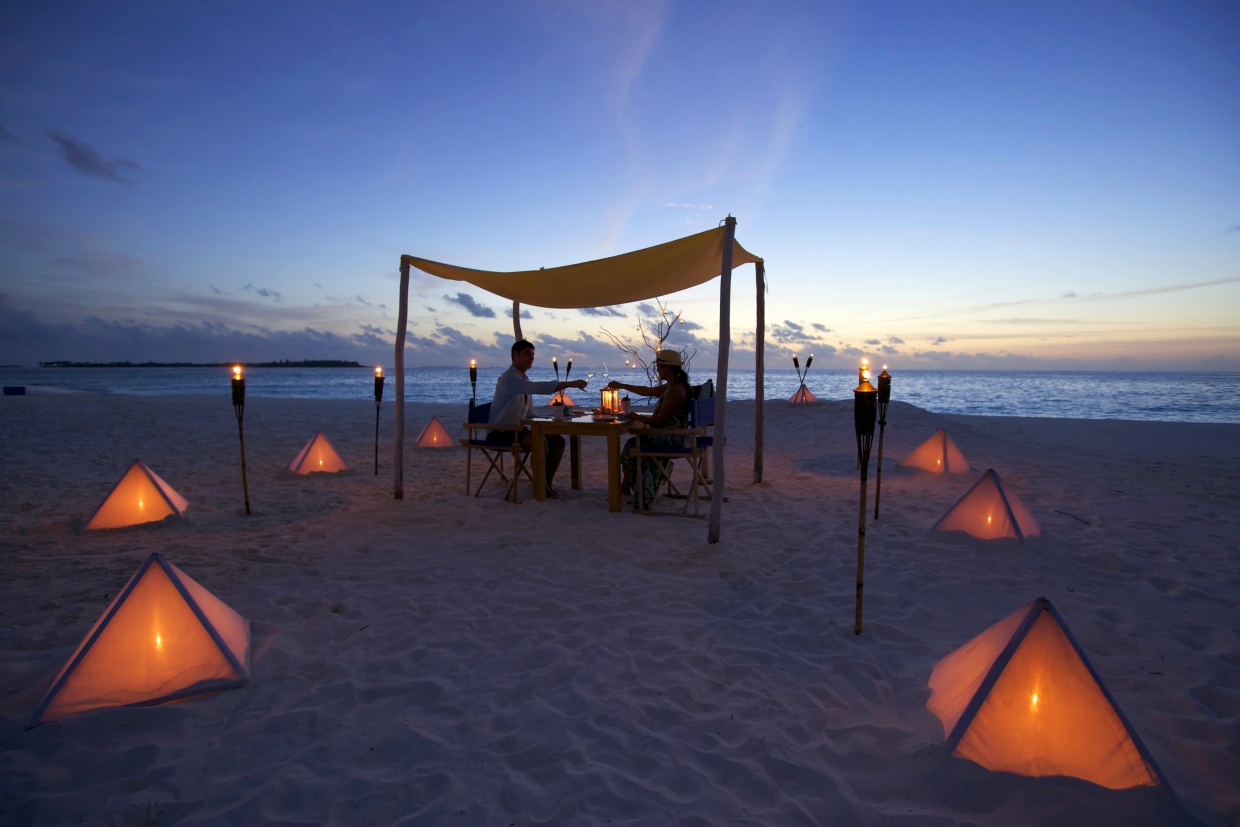 Beach Dining at Sri Lanka
