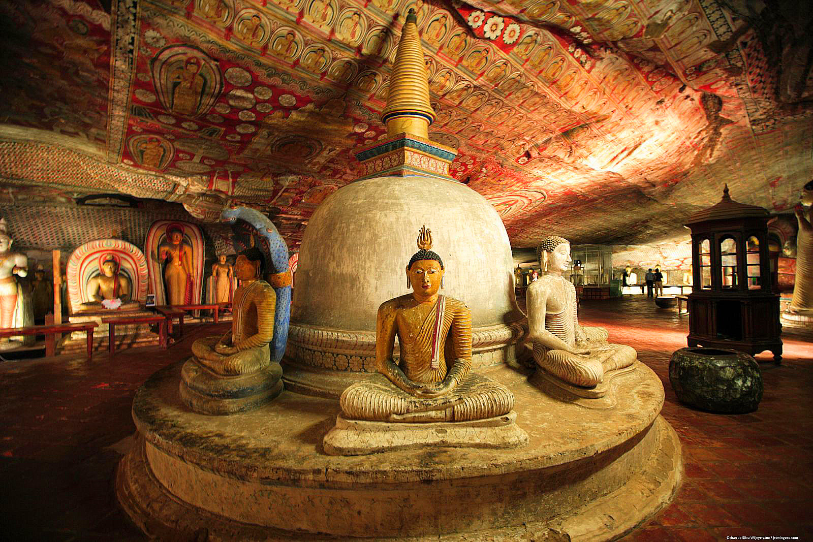 Interesting statistics about the Dambulla Caves Temple