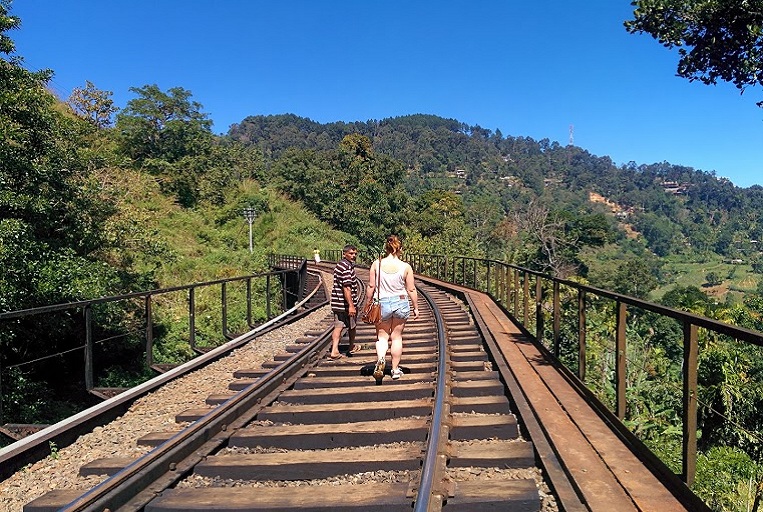 Railroad in Sri Lanka