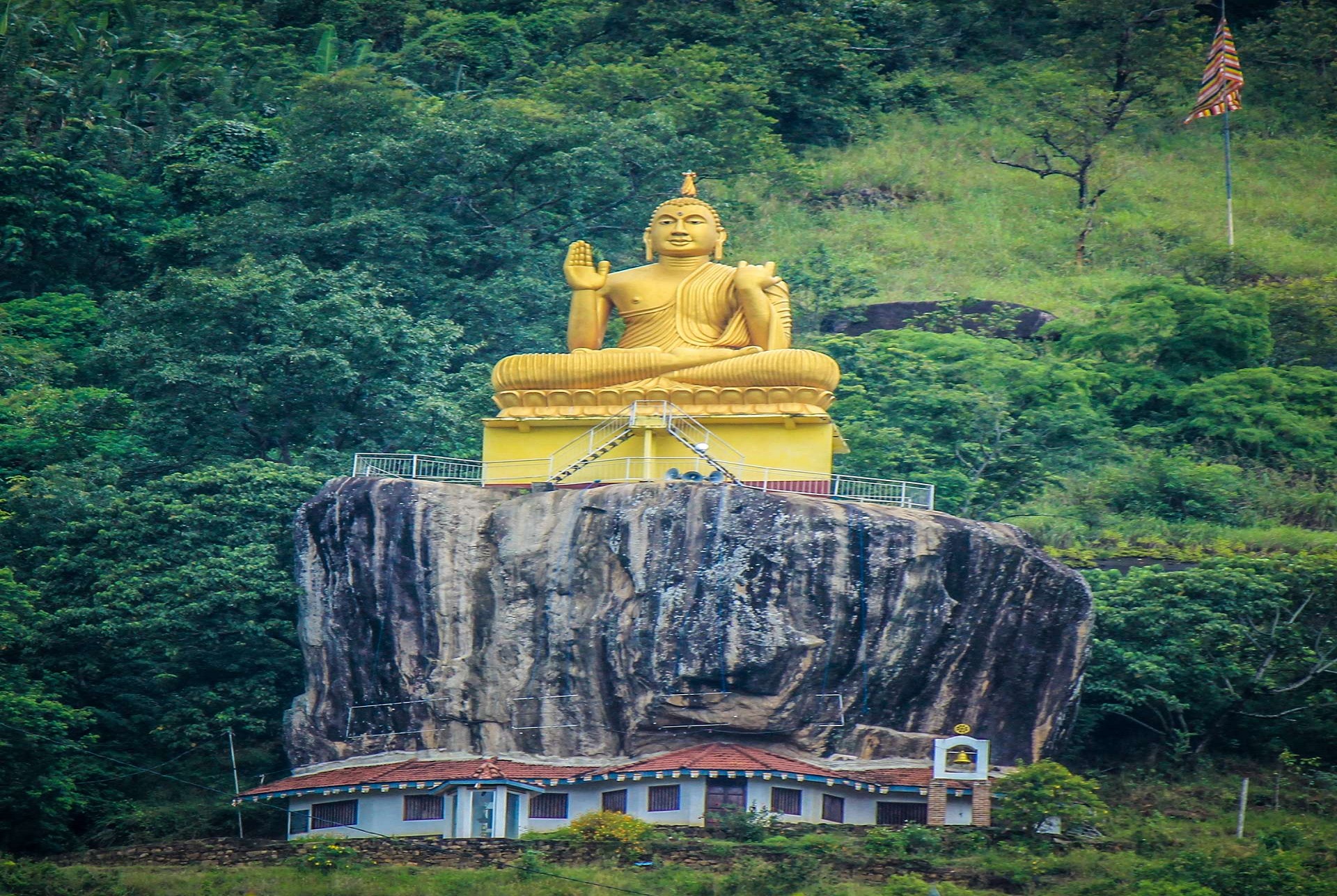 Aluvihara Temple in Sri Lanka