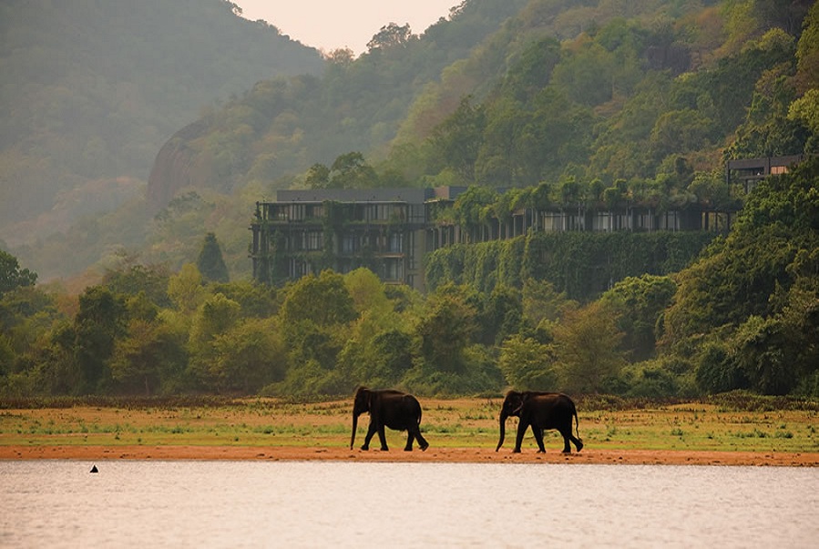 Kandalama Hotel in Sri Lanka