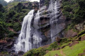 Bomburu Ella Waterfall in Sri Lanka