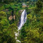 Devon Falls in Talawakele, Sri Lanka