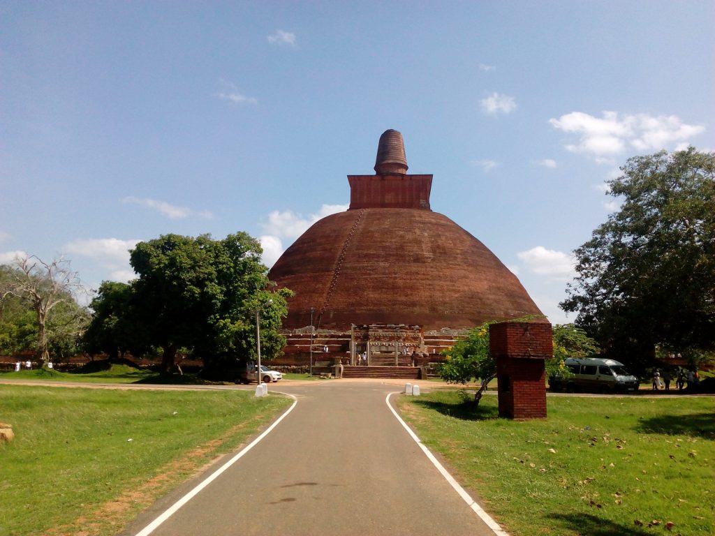 Abhayagiriya Stupa in Anuradhapura