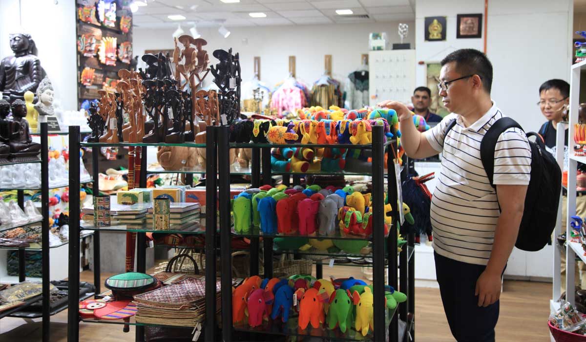 Souvenirs in Sri Lanka