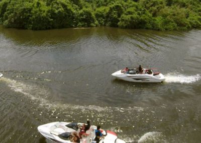 Boat ride in Bentota river