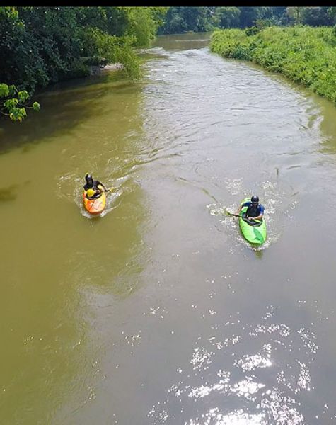 Mahaweli River canoeing experience