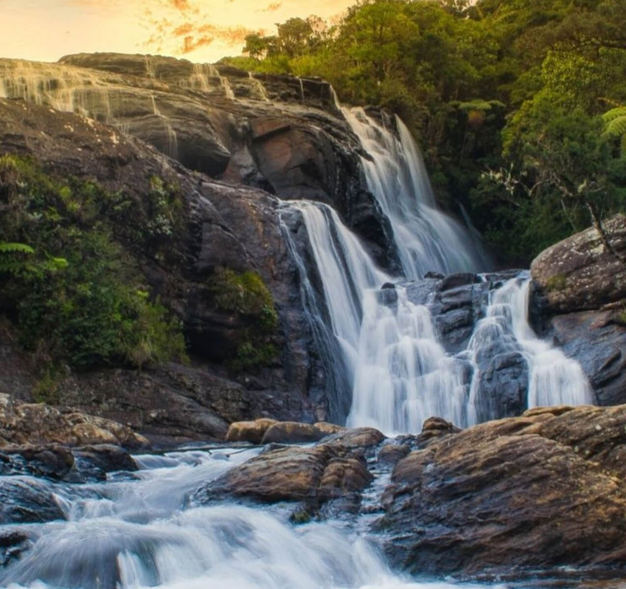 Waterfalls in Sri Lanka
