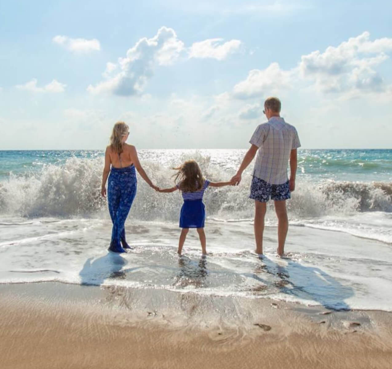 Family beach vacation