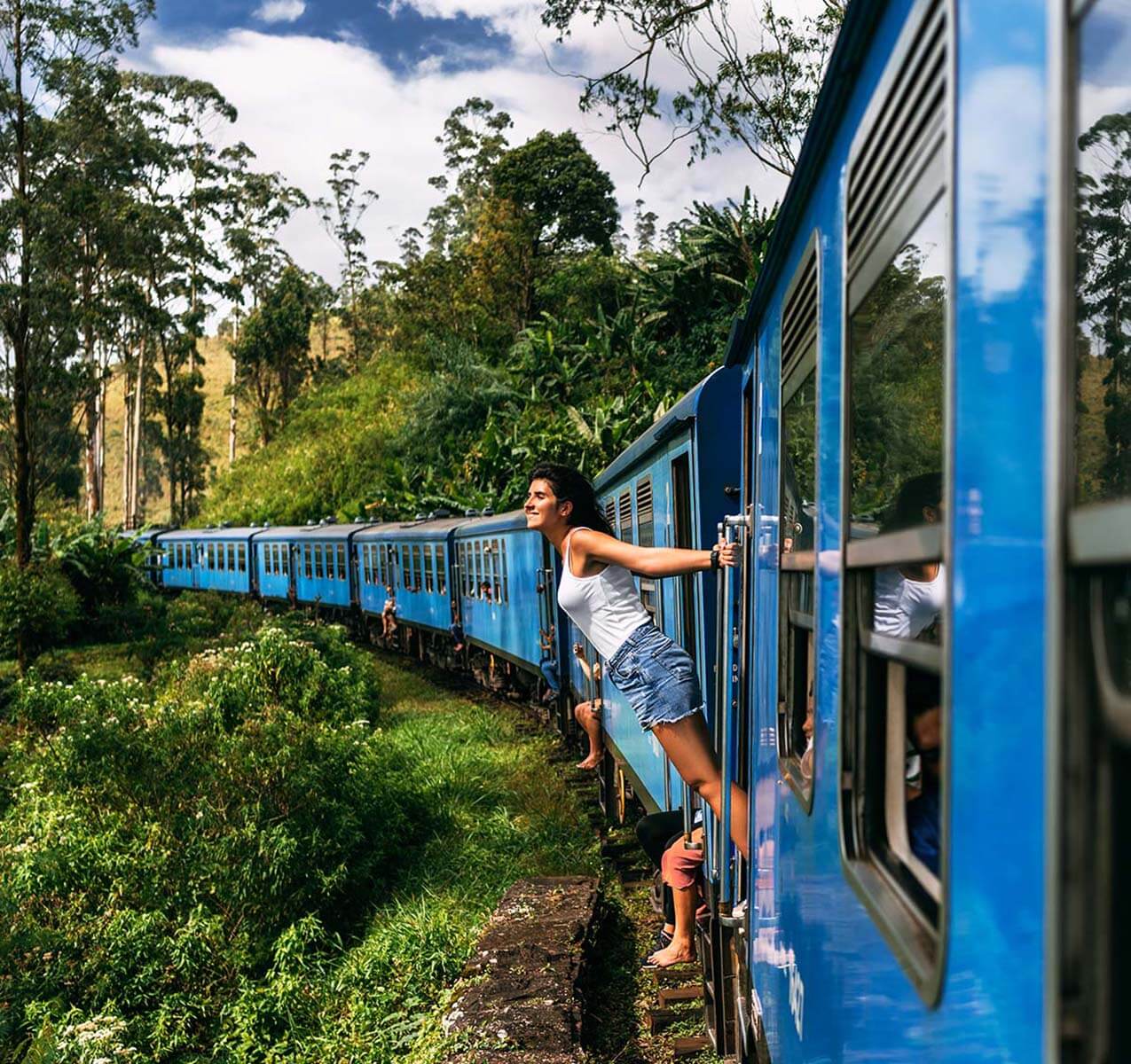 Train Ride in Sri Lanka