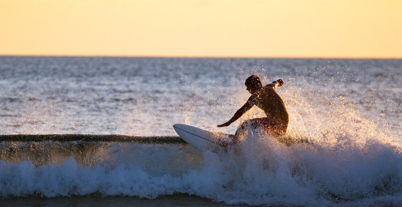 Surfer in Arugambay