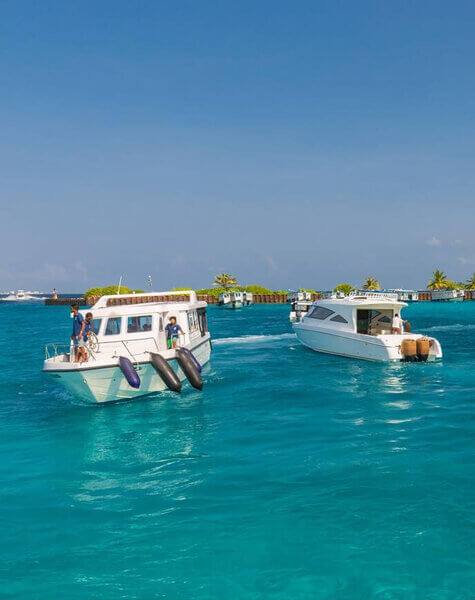 Boats in Maldives