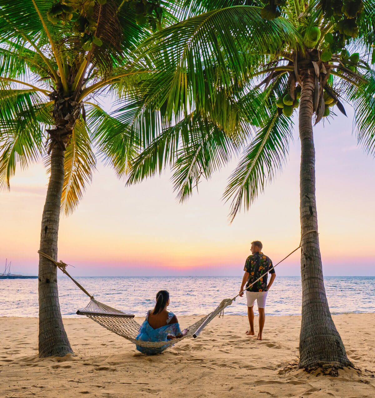 Romance on the beach