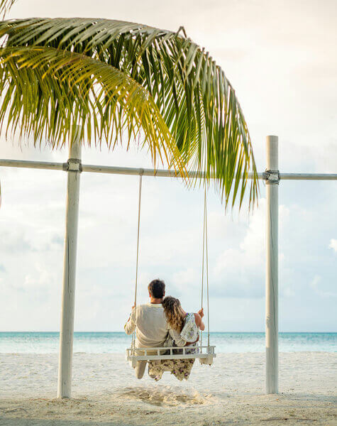 couple in a swinger